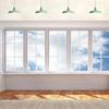 9x6ft Empty Room Window Backdrop Window View Sky Cloud Wooden Floor Business Office Background Video Conference Decoration Home Wall Hanging Online Meetings Video Call Photo Studio Props view 1