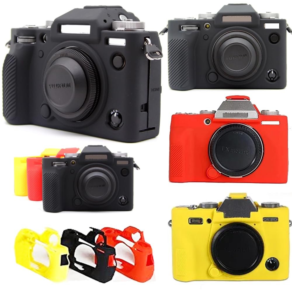 Case for Fujifilm Fuji XT30 Digital Camera, Soft Silicone Protective Cover Housing Rubber Body Skin for Fuji XT30 Camera Bag (Red)