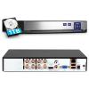 TOWODE 5MP 8Channel Security Camera DVR System H.265+ Surveillance DVR Recorder for up to 5MP AHD/TVI/CVI/CVBS/IP Cameras, Remote Access, Smart Playback(with 1TB Hard Drive) view 1
