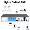 TOWODE 5MP 8Channel Security Camera DVR System H.265+ Surveillance DVR Recorder for up to 5MP AHD/TVI/CVI/CVBS/IP Cameras, Remote Access, Smart Playback(with 1TB Hard Drive) view 2