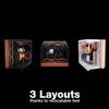 be quiet! Light Base 900 FX White PC case | Fully Windowed Front and Side | Dual Chamber | ARGB | 4 Light Wings 140mm PWM Fans | Inverted and Horizontal Layout | E-ATX Motherboard Compatible | BGW72 view 2