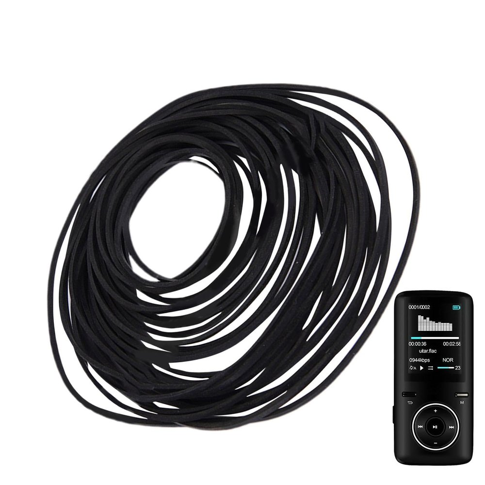 30Pcs Recorder Rubber Belts, Mixed Square Cassette Tape Belt Machine Recorder Rubber Belt, 40-135mm Cassette Recorder Repair Maintenance Rubber Belts, Mix Flat Cassette Belts