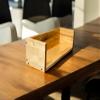 19.5" CIDS CD DVD Storage Stand Pine 3/4" Natural Stain 19.5 x 6.5 x 5.75 Made in USA New view 2