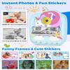 Kids Camera Instant Print, Christmas Birthday Gifts for Kids Age 3-8, 48MP &1080P Kids Camera with Print Paper, Portable Toy Instant Camera for Kids 3 4 5 6 7 8 9 10 Year Old Boys Gifts/Girl Gifts view 2