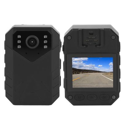 Cuifati Mini Body Camera with HD 4K Video Recorder - 2in Color Screen Body Cam with NightVision & Motion Detection, Body Worn Camera with Time Lapse for Law Enforcement Outdoor