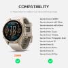 Ninki Watch Connectors for Garmin Fenix 8 Bands - 43MM Metal Quick Fit Adapters, Rose Gold view 2