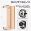 Ninki Watch Connectors for Garmin Fenix 8 Bands - 43MM Metal Quick Fit Adapters, Rose Gold view 4