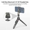 Bundle: SmallRig Multifunctional Universal Cell Phone Mount Adapter 3559+SmallRig Portable Mini Desktop Tripod 4630 view 3