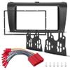 NuIth Double DIN Radio Dash Kit W/Radio Wire Harness for Mazda 3 2004-2009, Double Din Installation Multi Kit, Car Stereo Install Kit for Aftermarket Radio Mounting view 1