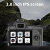 4K 64MP Digital Camera Cameras for Photography, Vlogging Camera Photography Cameras for Beginners, with 3 Inch Color Display, 16X Zoom, 4800mAh Battery view 2