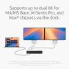 Kensington SD5000T5 Thunderbolt 5 Docking Station  Dual Display for MacBooks, M4/M5 Base & M1/M2/M3/M4 Pro/Max ; Triple Display for Windows TB5; TB4 Compatible, 140W Power Delivery (K35201NA) view 2