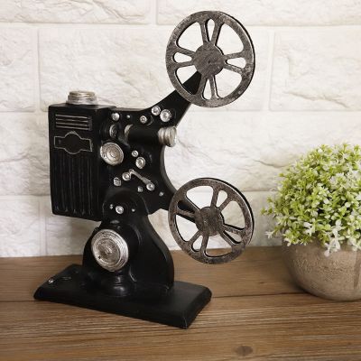 Vintage Movie Film Projector Model Retro Decor Handmade Nostalgic Home Living Room Bar Coffee Shop