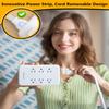 Innovative Power Strip, Cord Removable Design, Huntkey 6 Outlets Surge Protector with 4 USB Ports (2 USB-C, 2 USB-A), ETL Listed, Customize Cord Length view 2