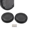 Cnswee6 Pair Motorcycle 6.5" Saddlebag Lid Speaker Grill Cover, Mesh Speaker Grille Cover Trim With Screws for Harley for Touring Electra Glibe 83-20, Black view 2