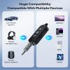 Arsvita Bluetooth Receiver Kit, Bluetooth 5.0 Portable Audio Adapter, Black view 3
