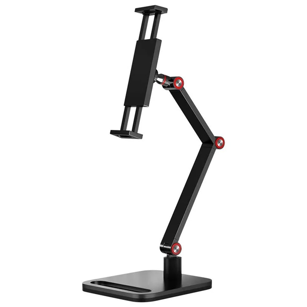 Barfeery Portable Monitor Stand Adjustable 360 Swivel Bracket Tablet Holder Compatible with Tablet Desktop Clamp Stand