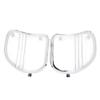 Cnswee6 Motorcycle Tri-Line Speaker Grills Cover, Front Fairing Speaker Cover Plastic Chrome 1pair for Harley Road Glides 2015 2016 2017 2018 2019 2020 2021 view 1