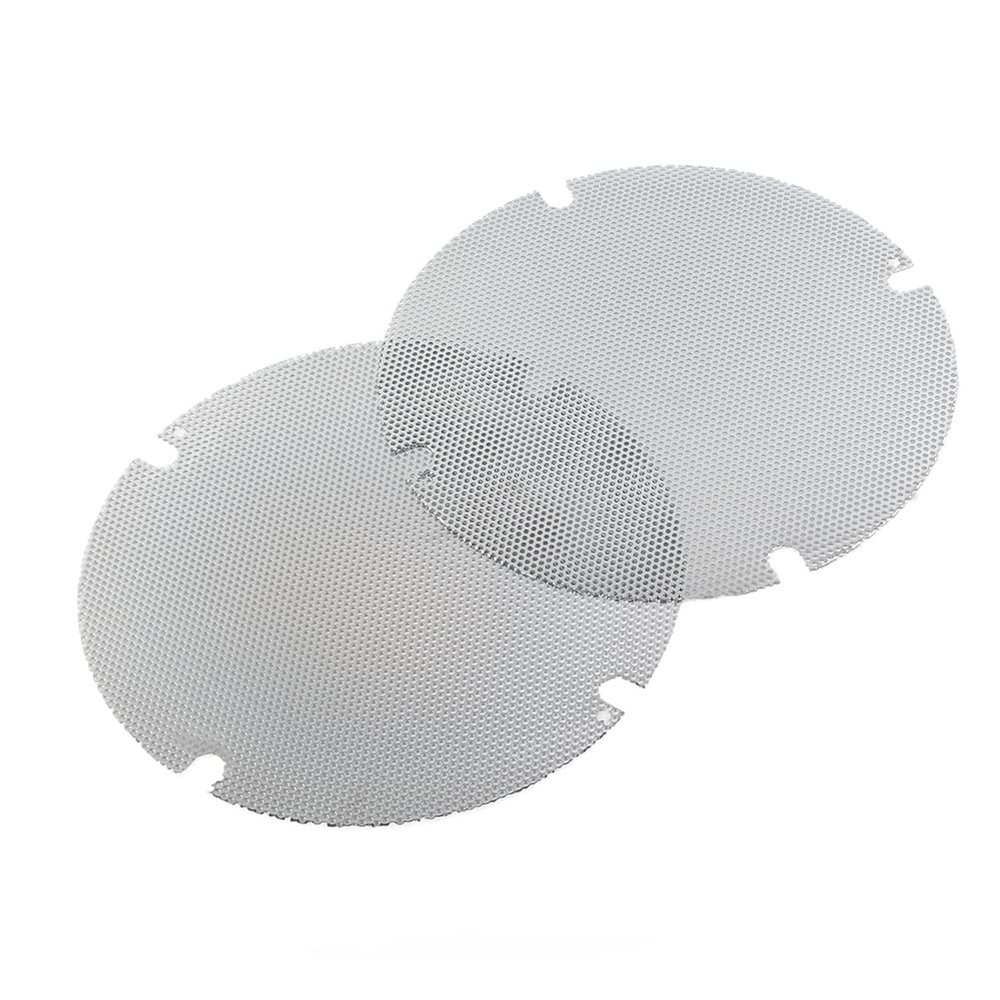Cnfang4 Motorcycle Iron Mesh Speaker Grills, Rear Speaker Grille Cover for Harley for Touring FLHTCU, FLHTCUL, FLHTK with speakers 14-later, Chrome