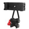 ANGGREK Mobile Phone Clamp Holder, Phone Holder 1/4 Inch Screw Hole Made of Anodized Aluminum Alloy for Photo Equipment view 1