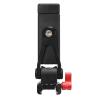 ANGGREK Mobile Phone Clamp Holder, Phone Holder 1/4 Inch Screw Hole Made of Anodized Aluminum Alloy for Photo Equipment view 4