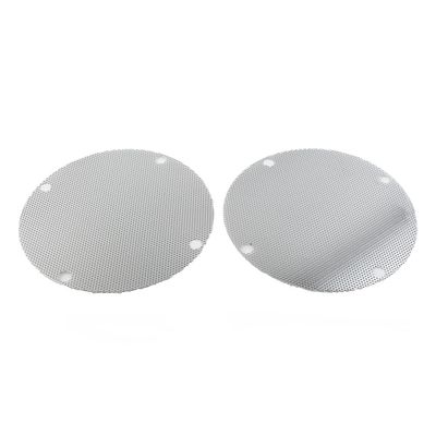 Cnfang4 Motorcycle Iron Mesh Speaker Grills, Rear Speaker Grille Cover for Harley for Touring FLHTCSE, EFI FLHTCI, FLHTC, EFI FLHTI, FLHT, FLHXXX, Chrome