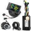 Ebike 26A Sine Wave Controller with CS866 Color Display, Adjustable Throttle & PAS for 500W 800W 1000W 1800W Electric Bicycles Hub Motor view 1