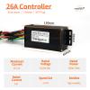 Ebike 26A Sine Wave Controller with CS866 Color Display, Adjustable Throttle & PAS for 500W 800W 1000W 1800W Electric Bicycles Hub Motor view 2