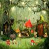 15x8ft Spring Backdrop Mushroom Fantasy Fairy Tale Garden Photography Background Enchanted Wonderland Photo Background for Children Kid's Birthday Party Portrait Photo Shot Backdrops view 1
