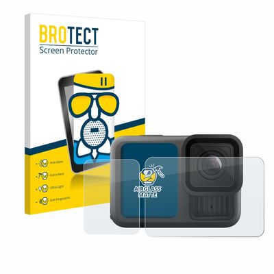 brotect Anti-Glare Glass Screen Protector Matte Compatible with GoPro Hero 13 Black - Anti-Scratch 9H Protection Film