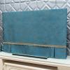 LUNCHS Wall-Mounted/Desktop Universal TV Cover, Retro Simple TV Dust Cover Interior Decoration Elegant Three-Dimensional Pattern TV Cover(Green,42 inch/97 * 58cm) view 2
