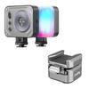 SMALLRIG Vibe P108 Pro RGB Video Light and HawkLock H18 Quick Release Support with Cold Shoe view 1
