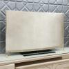 LUNCHS Satin Elegant TV Cover, Simple Linen Full Cover TV Dust Cover, Multi-Model Universal TV Cover(181 * 107cm,Satin Khaki) view 2