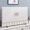 LUNCHS Retro Decorative TV Cover, Lace Hanging TV Dust Cover, Indoor TV Decorative TV Cover(White,70 inch) view 1