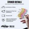 (3Pcs) Out of Patience for Deeply Disappointing Men Stickers Funny Sarcastic Stickers Feminist Quotes 2" Waterproof Vinyl Sticker Laptop, Water Bottles, Phone, Kindle Merchandise Decal Gifts 2 Inches view 3