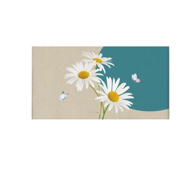 LUNCHS Simple Pattern TV Cover, Home Decoration TV Dust Cover, Multi-Function Multi-Size TV Cover(40-45 inch,Small Daisies)