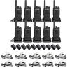 Retevis RT68 Two Way Radio(10 Pack) with Walkie Talkies Earpiece(10 Pack), Compact, Rugged, Heavy Duty 2 Way Radios Rechargeable with USB Charging Base view 1