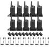 Retevis RT68 Two Way Radio(10 Pack) with Swivel Walkie Talkie Headset(10 Pack), Compact, Rugged, Heavy Duty 2 Way Radios Rechargeable with USB Charging Base view 1