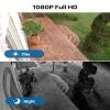 Loocam Home Security Camera System, 1080p H.265+ DVR with 1TB HDD, AI Human Vehicle Detection Wired Surveillance Camera, Security Camera for Home Indoor Outdoor, CCTV Camera APP Remote view 3