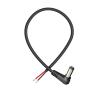 EAHOSUCC 1PCS 0.3M/1FT Short 18AWG 90 Degree Right Angle DC Power 5.5mm x 2.1mm Barrel Male Plug Connector to Pigtail Cable 7A for Repair and Replacement Surveillance Camera view 1