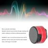 PUSOKEI Music Player Multifunctional Bone Conduction Speaker Water 3W 4 5V Aluminum Alloy BT for Home Travel (Red) view 3
