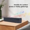 Speaker Bar, Multiple Playback Modes, Low Distortion RGB Light Soundbar for Family Gatherings (Black) view 2