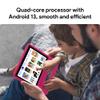 Maxsignage 10" Kids Tablet, Android 13, 32GB (Expandable to 128GB), Quad-core, WiFi 6, Bth 5.0, Pre-Installed Parental Controls, Kids Space & Family Link (K109A-B, Pink) view 4