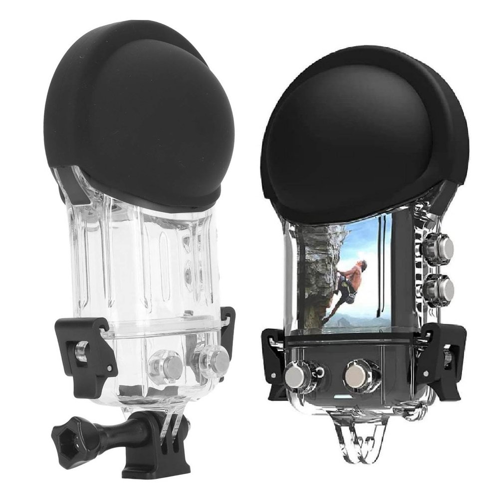 Camera Dive Case, Underwater 50M 164FT Diving Housing Cover Protective Shell for ONE X3 with Bracket Action Camera Accessories