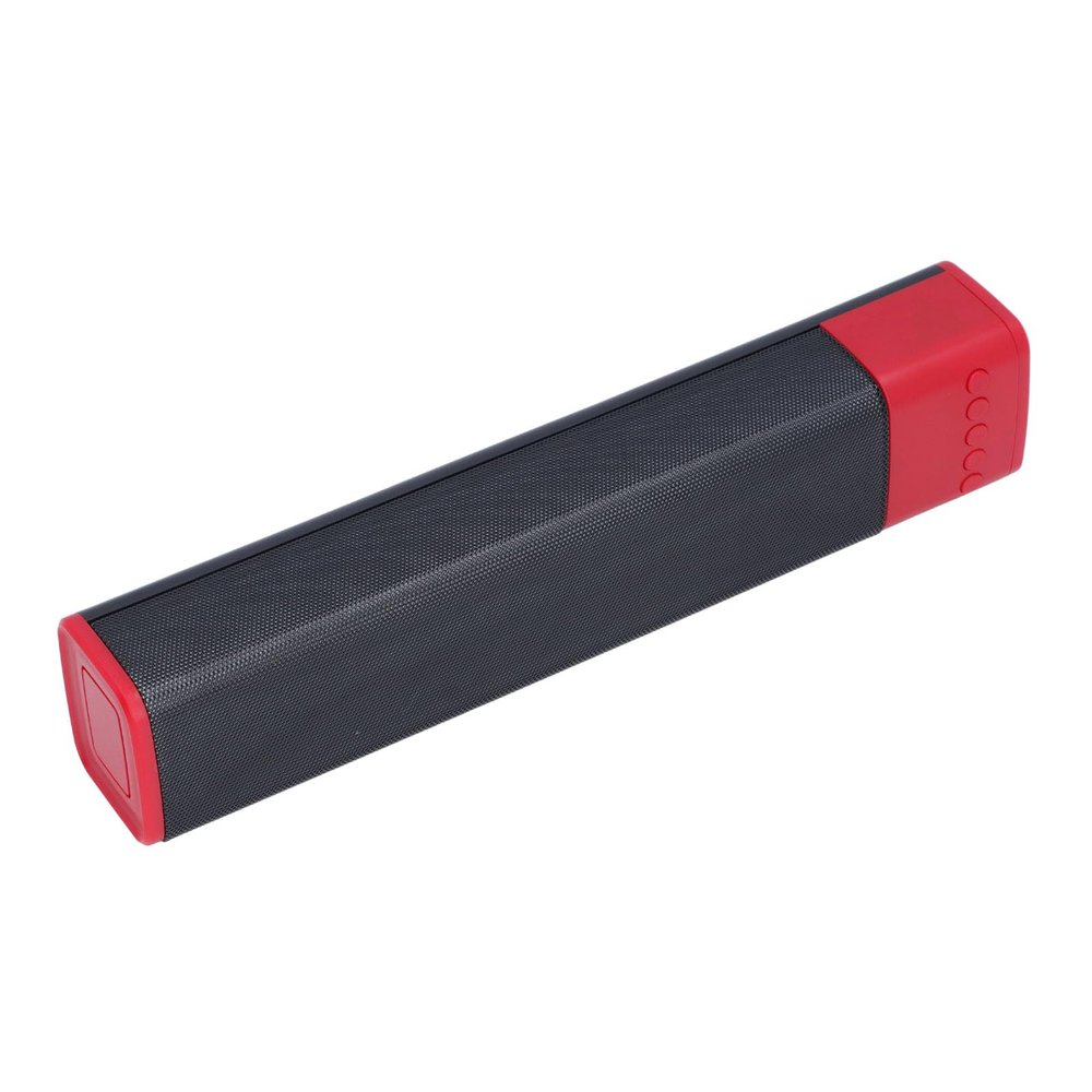Speaker Bar, Multiple Playback Modes, Low Distortion RGB Light Soundbar for Family Gatherings (Red)