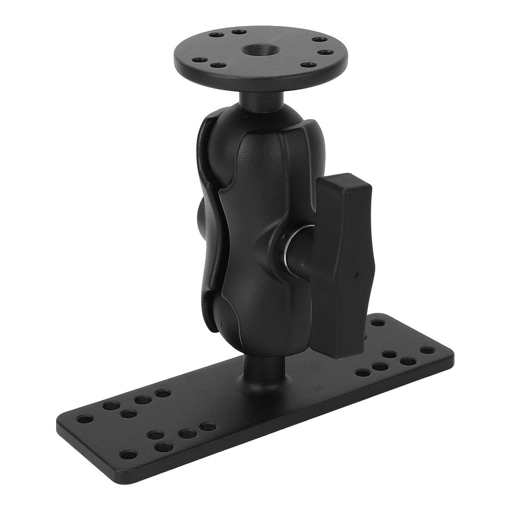 Asixxsix Aluminum Fish Finder Mount, Wide Compatibility, Sturdy Construction, 360 Degree Rotation, for GPSMAP, Plus, ECHOMAP,