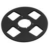 1/4 10.5 Inch Tape Reel, Replacement 4 Hole Open Reel Sound Takeup Reel Wind High Strength Stainless Steel Screws for Reel to Reel Tape Player (Black) view 3