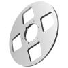 1/4 10.5 Inch Tape Reel, Replacement 4 Hole Open Reel Sound Takeup Reel Wind High Strength Stainless Steel Screws for Reel to Reel Tape Player (Silver) view 2