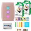 FUJIFILM INSTAX Mini Link 3 Smartphone Printer Bundle with Fujifilm Instax Mini Film (20 Sheets), Hanging Photo Frames, Table top Photo Frame for Mini Film (Rose Pink) view 1