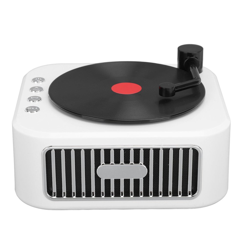 Speaker, Turntable Speaker 360 Degree Surround Sound for Office (Double Mic)