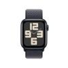 Apple Watch SE (2nd Gen) [GPS 40mm] Smartwatch with Midnight Aluminium Case with Ink Sport Loop One Size. Fitness and Sleep Trackers, Crash Detection, Heart Rate Monitor, Carbon Neutral view 2